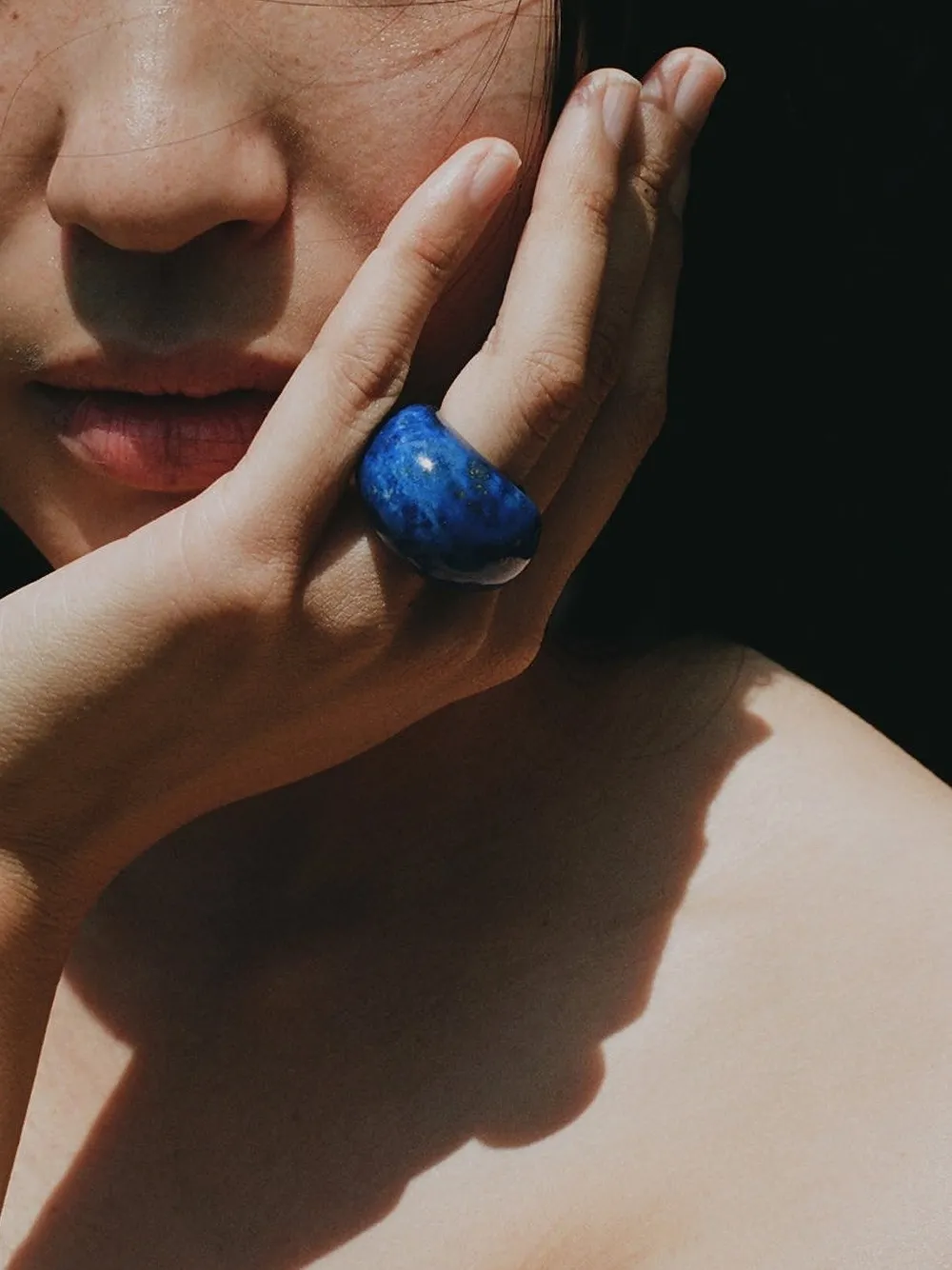 Sophie Buhai donut lapis ring - Blauw