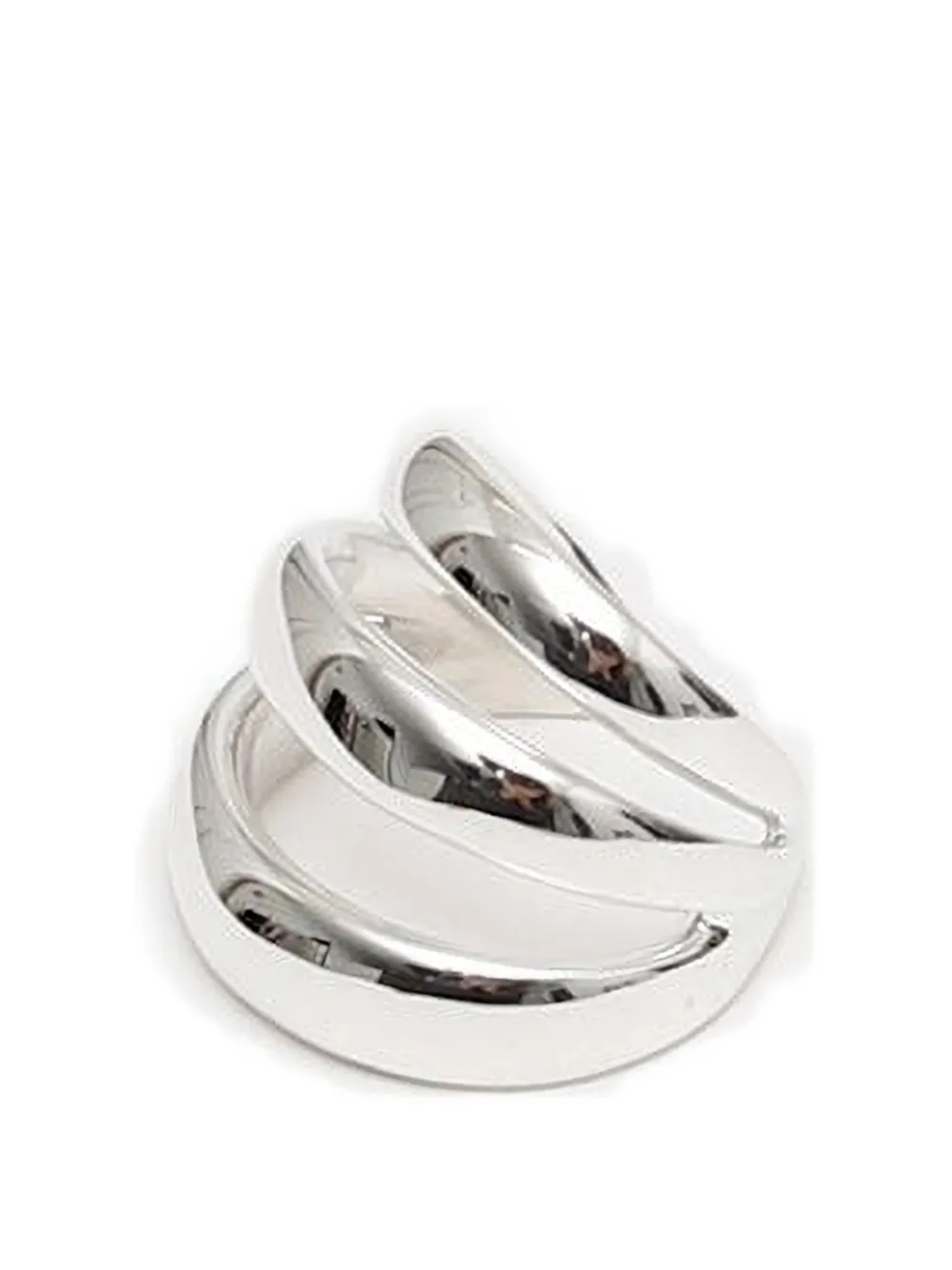 Sophie Buhai triple ring ear cuff - Argento