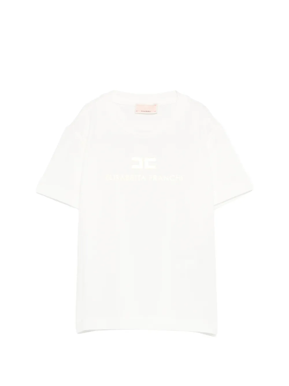 Elisabetta Franchi La Mia Bambina logo T-shirt - Bianco