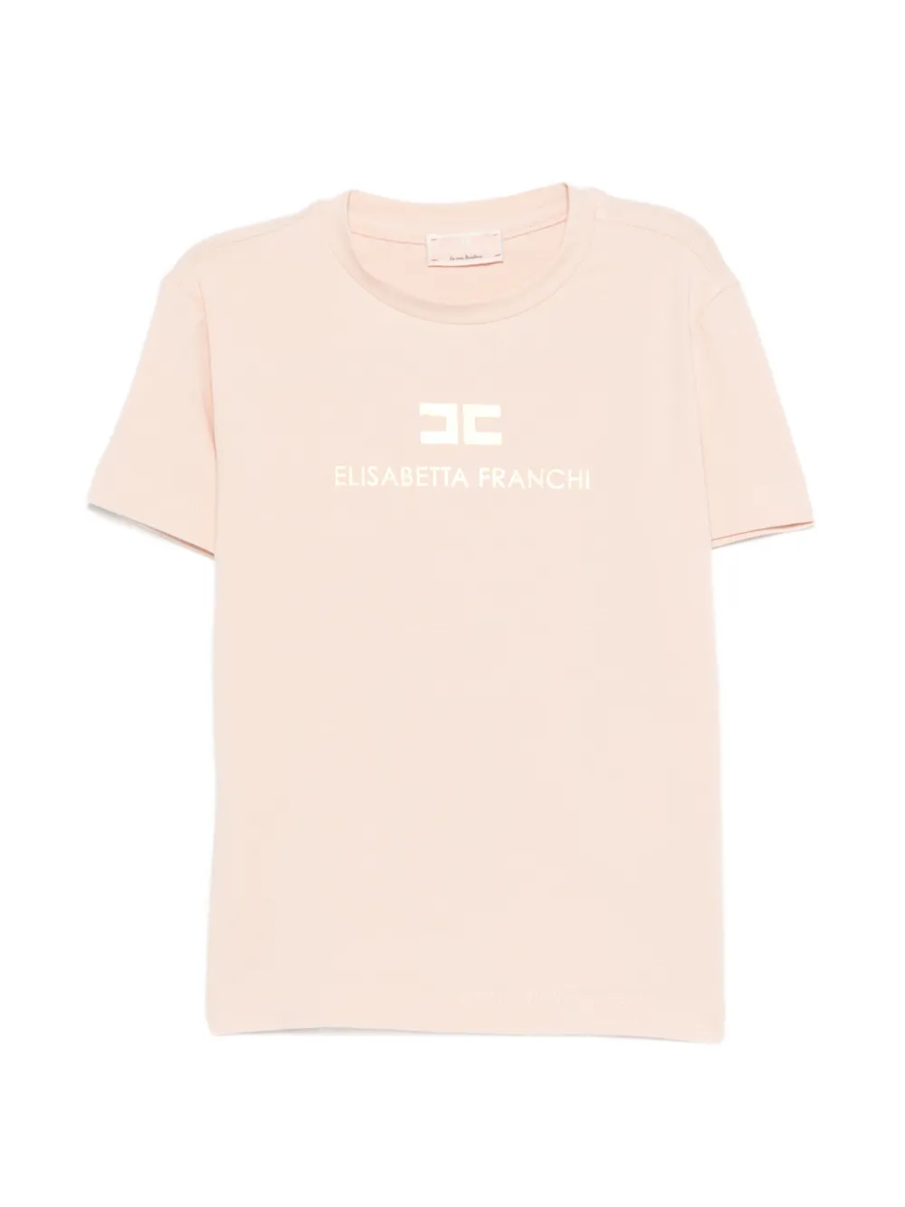 Elisabetta Franchi La Mia Bambina logo T-shirt - Toni neutri