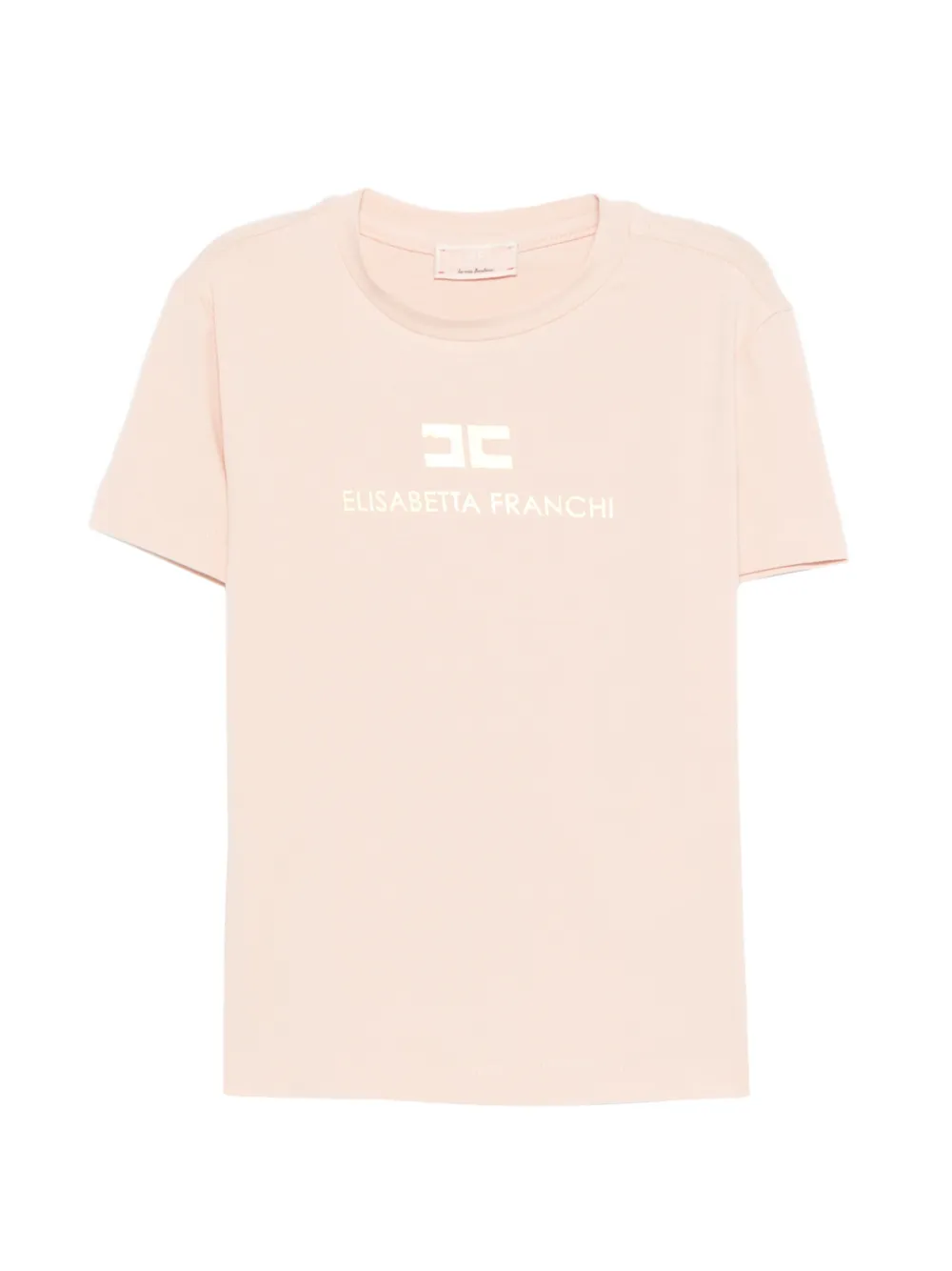 Elisabetta Franchi La Mia Bambina logo T-shirt - Toni neutri