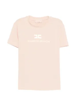 Fendi Kids Logo short-sleeve T-shirt | Pink | FARFETCH