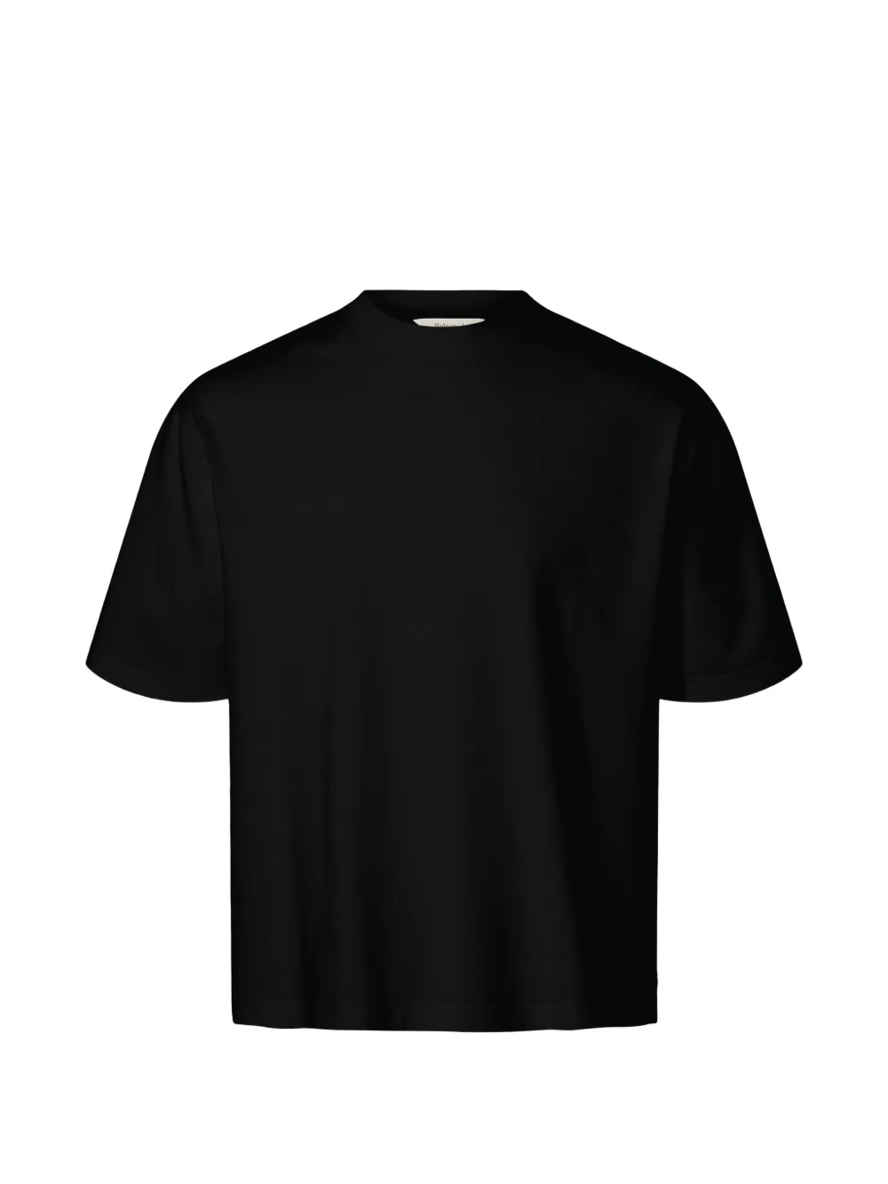 SELECTED crew-neck T-shirt - Nero
