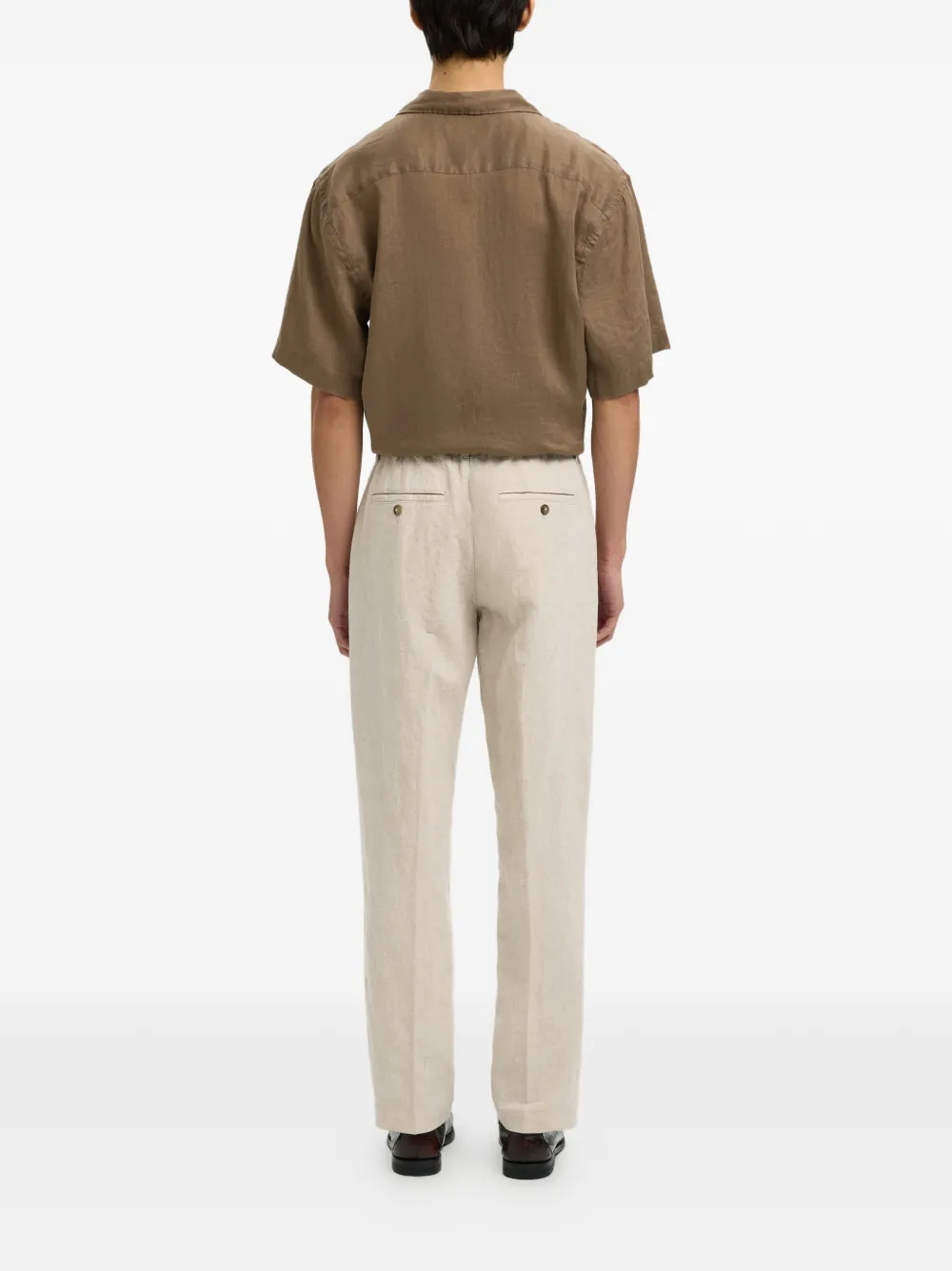  Selected Drawstring Trousers - White 