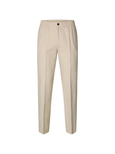 SELECTED elasticated-waist trousers