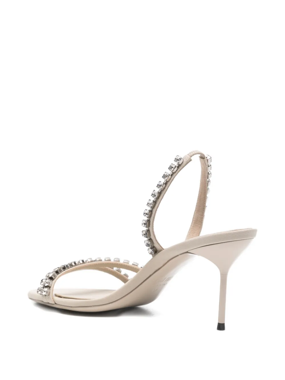 Paris Texas Lidia stiletto sandalen verfraaid met kristallen Beige