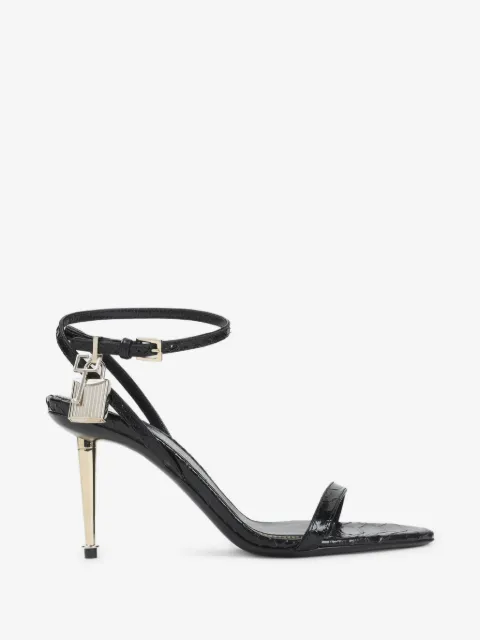 TOM FORD padlock-detail heeled sandals