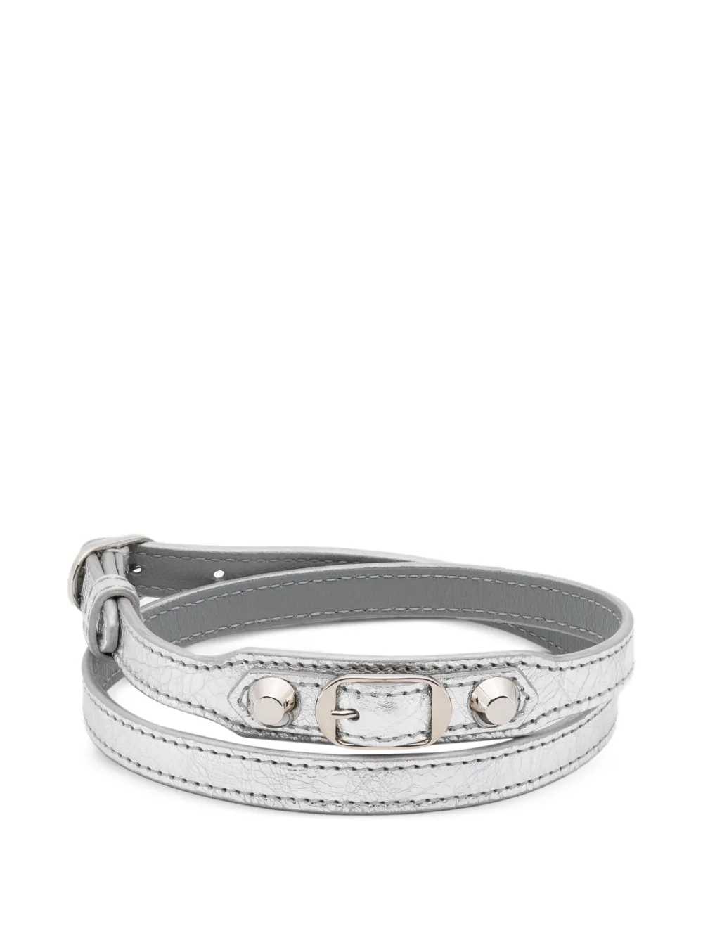 Balenciaga City Triple bracelet - Argento