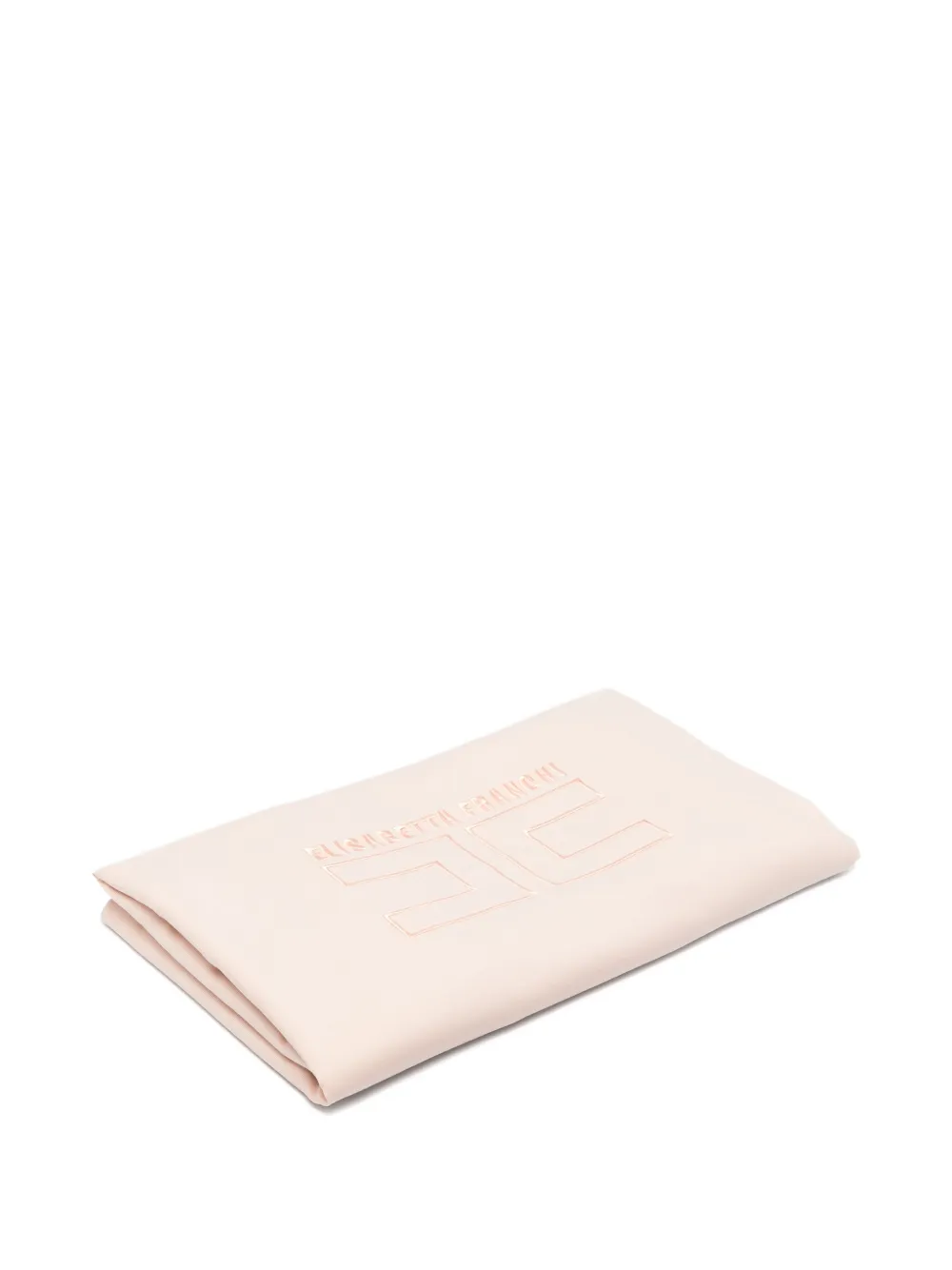 Elisabetta Franchi La Mia Bambina logo-embroidery blanket - Rosa