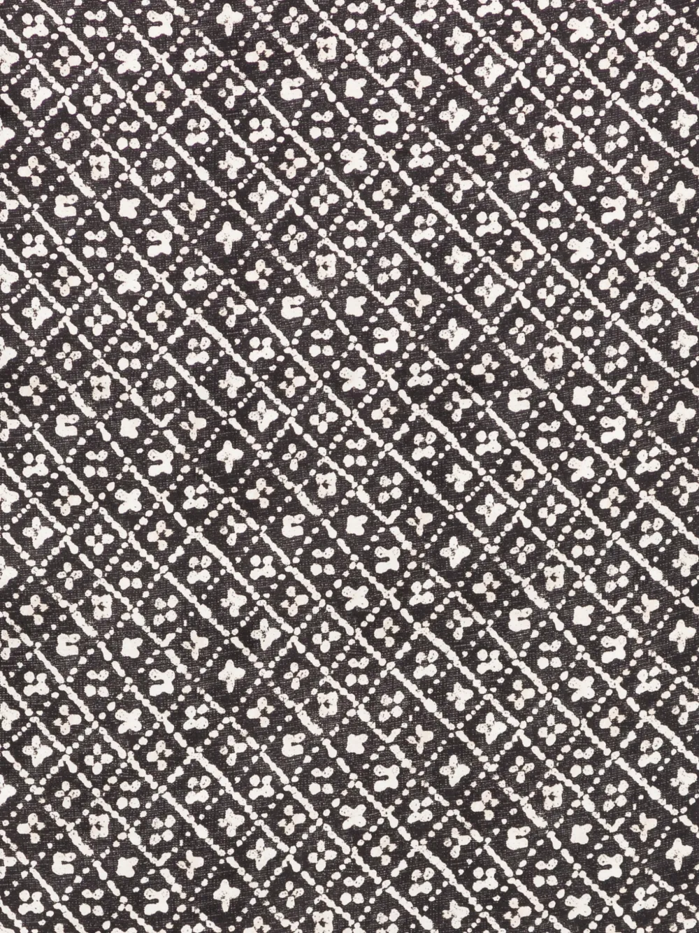  Paolo Pecora Kids Patterned Scarf - Black 