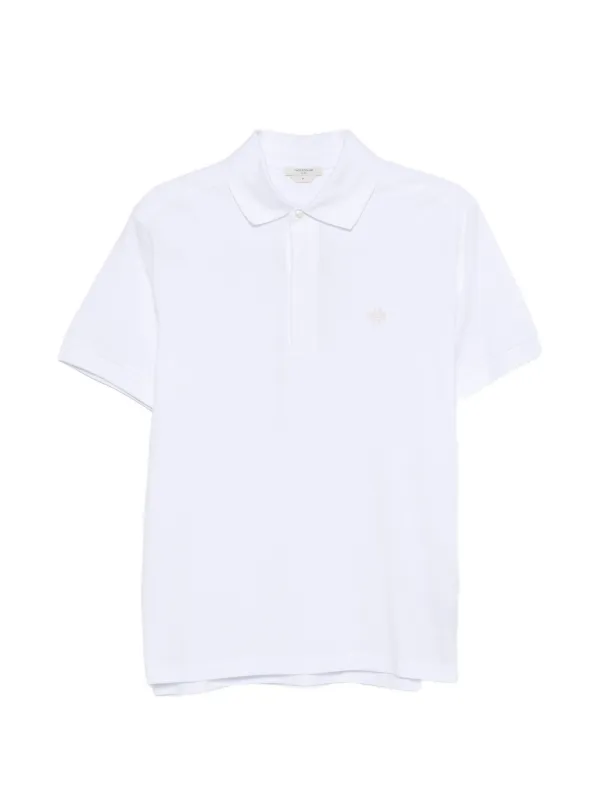 Jacob Cohën Buttoned Logo-detail Polo Shirt in White