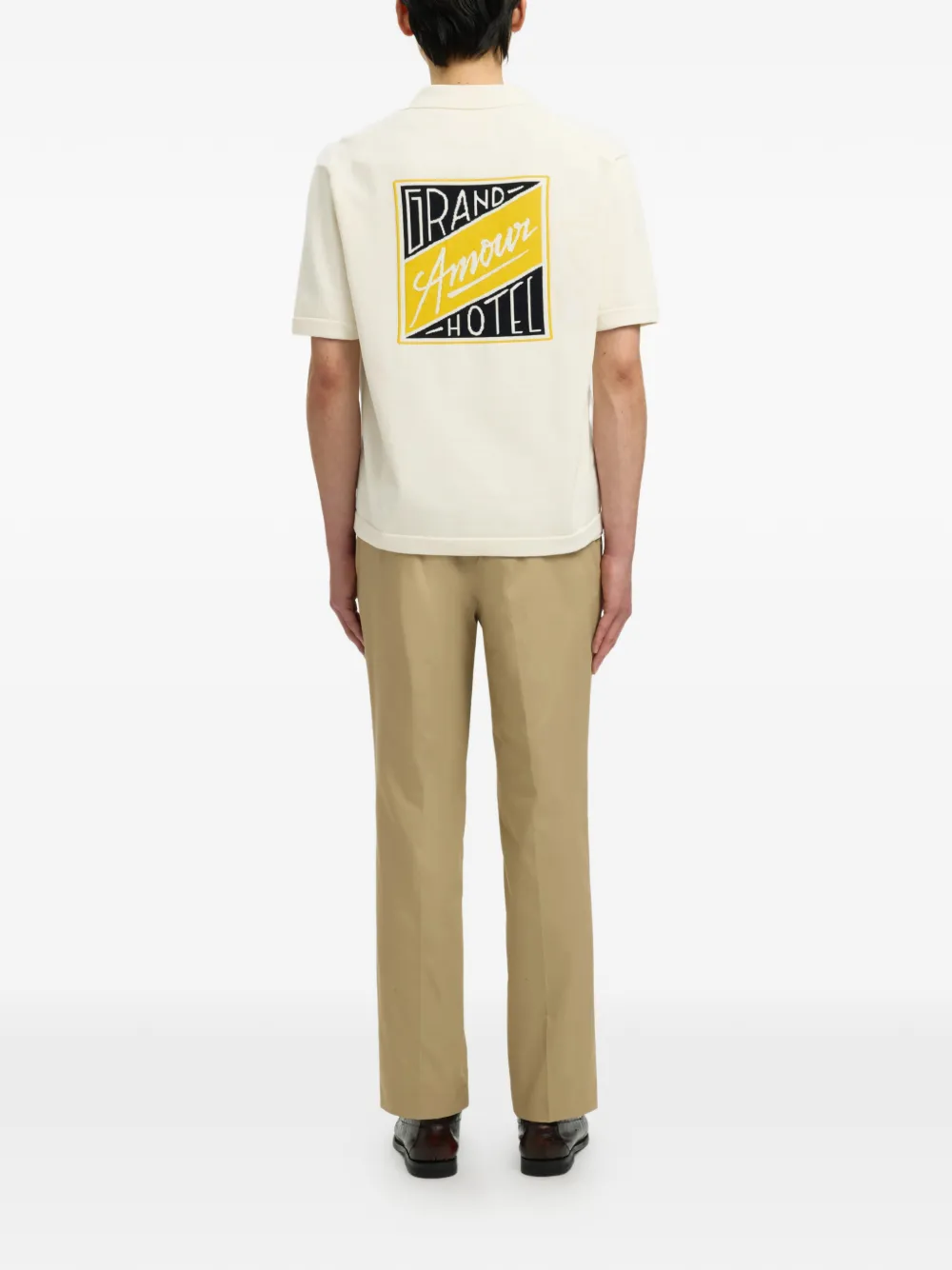  Selected Artwork Short-sleeve Shirt - Neutrals 
