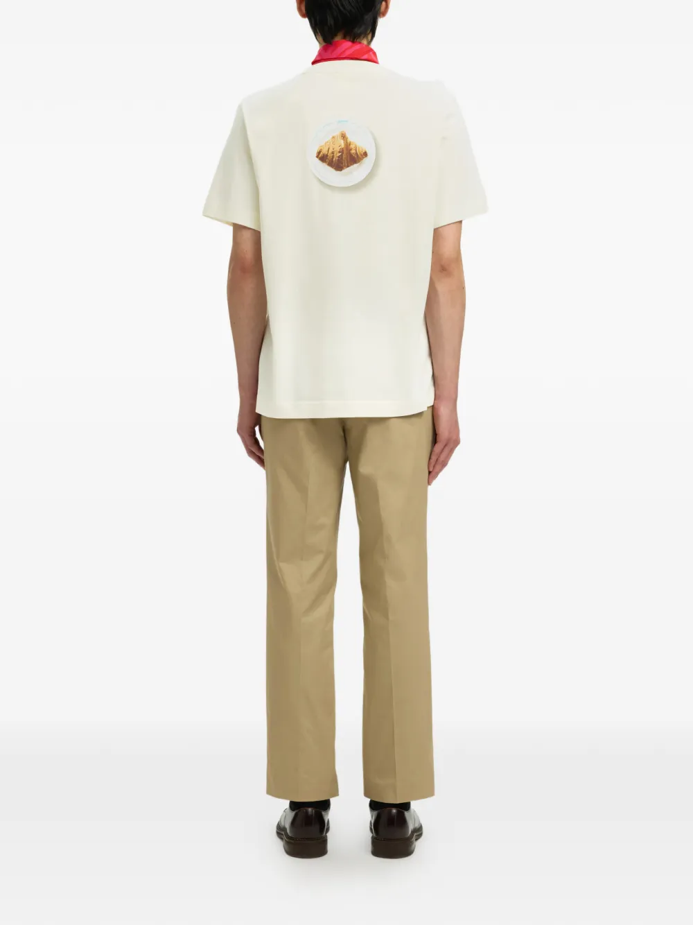  Selected Graphic-print T-shirt - Neutrals 