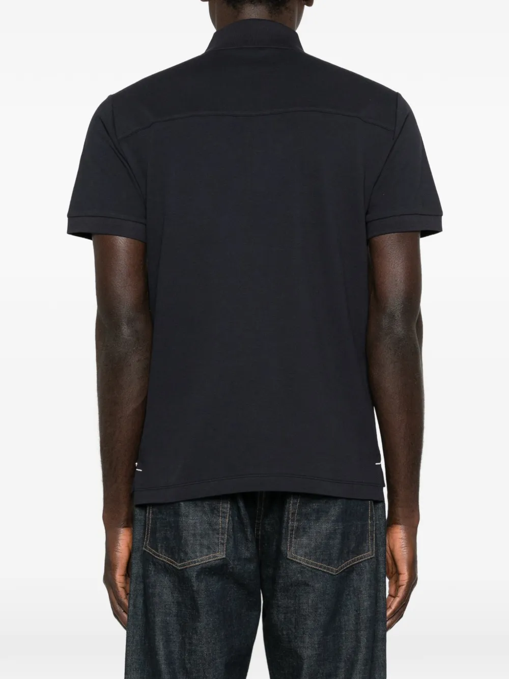 Jacob Cohën Poloshirt met borduurwerk Blauw