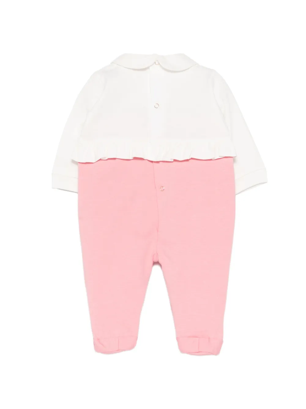 Elisabetta Franchi La Mia Bambina Pyjama met strik Roze