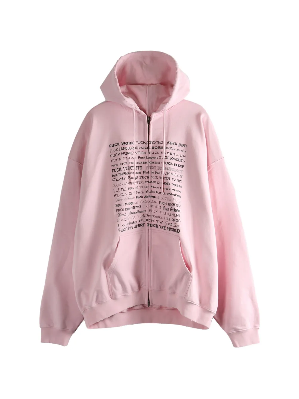 VETEMENTS zip hoodie - Rosa