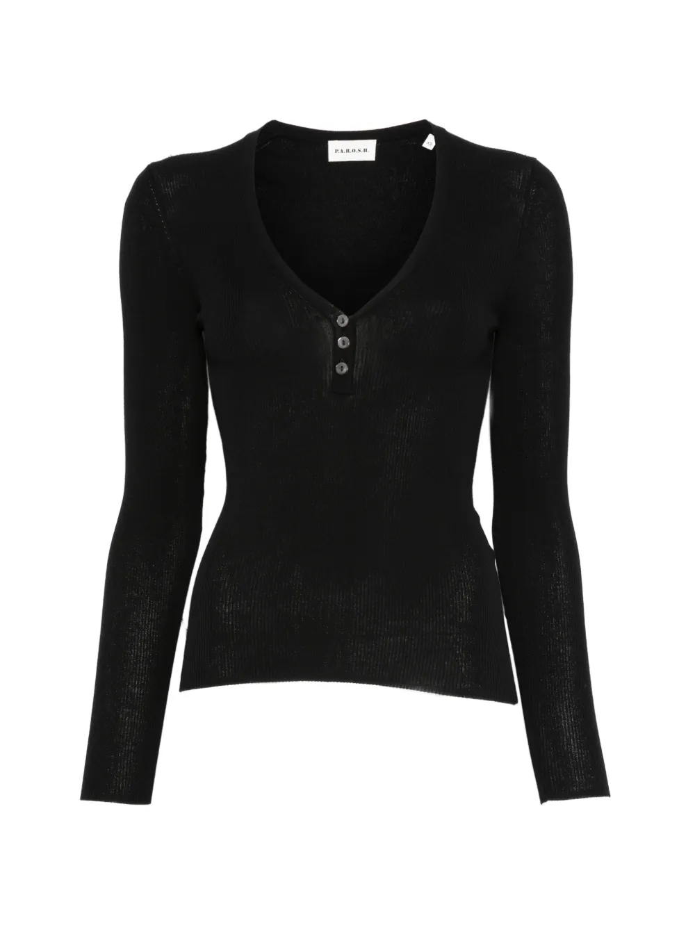 P.A.R.O.S.H. V-neck T-shirt - Nero