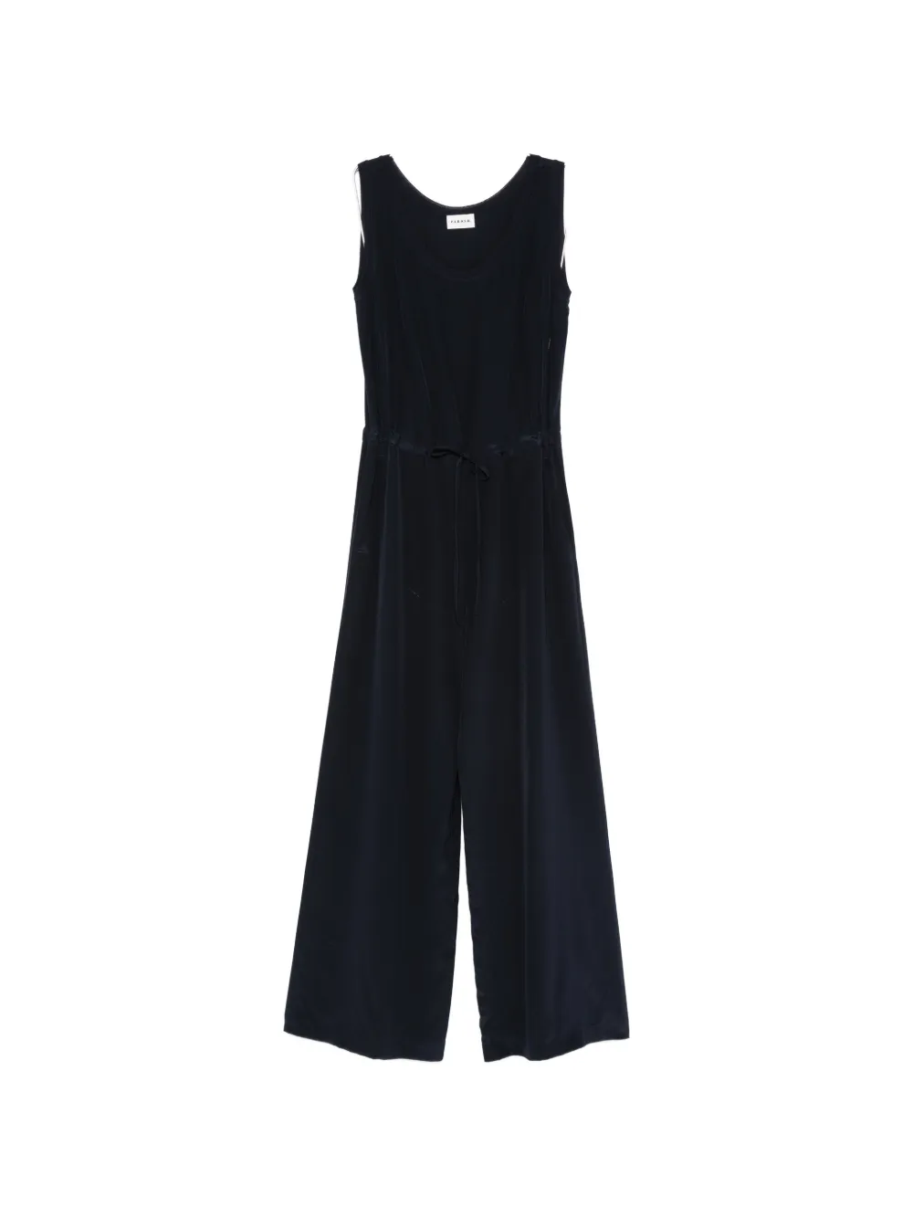 P.a.r.o.s.h Drawstring Wide-leg Jumpsuit In Blue