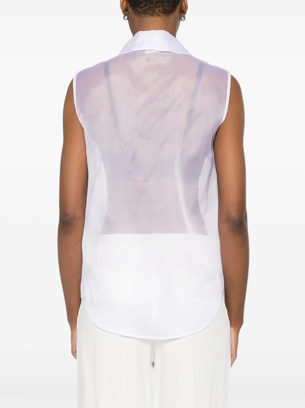 P.A.R.O.S.H. Top met ruches Roze