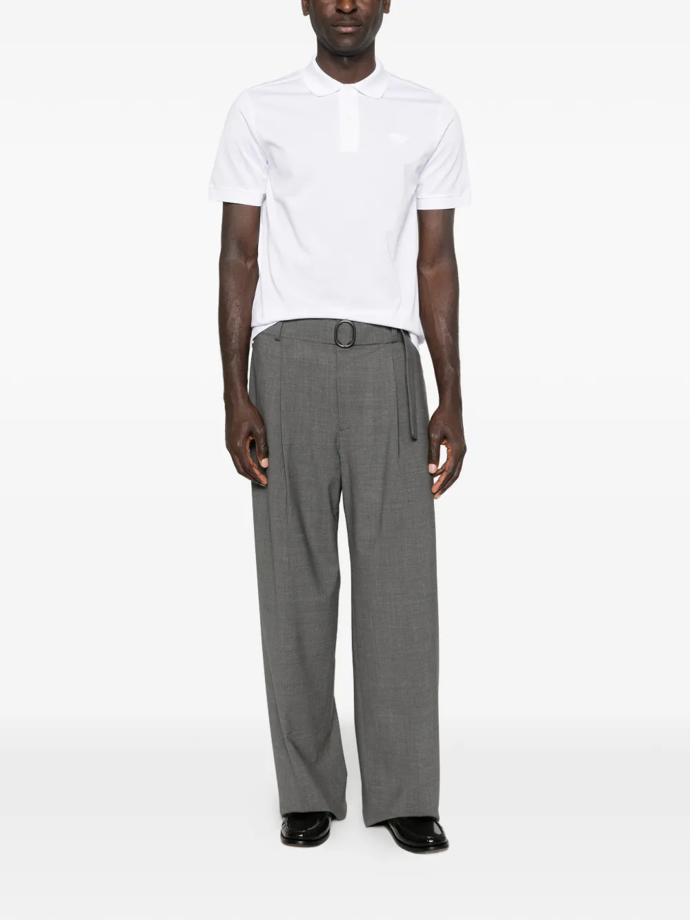 Prada Poloshirt met korte mouwen Wit