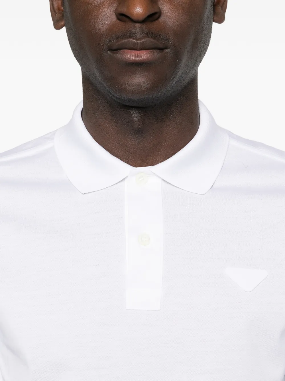 Prada Poloshirt met korte mouwen Wit