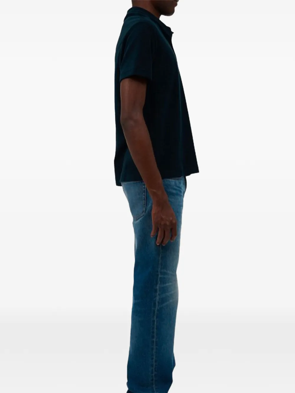 A.P.C. Julian short-sleeves polo shirt - Blauw