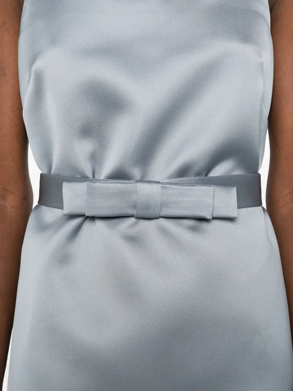 P.A.R.O.S.H. Jurk met strikdetail Blauw