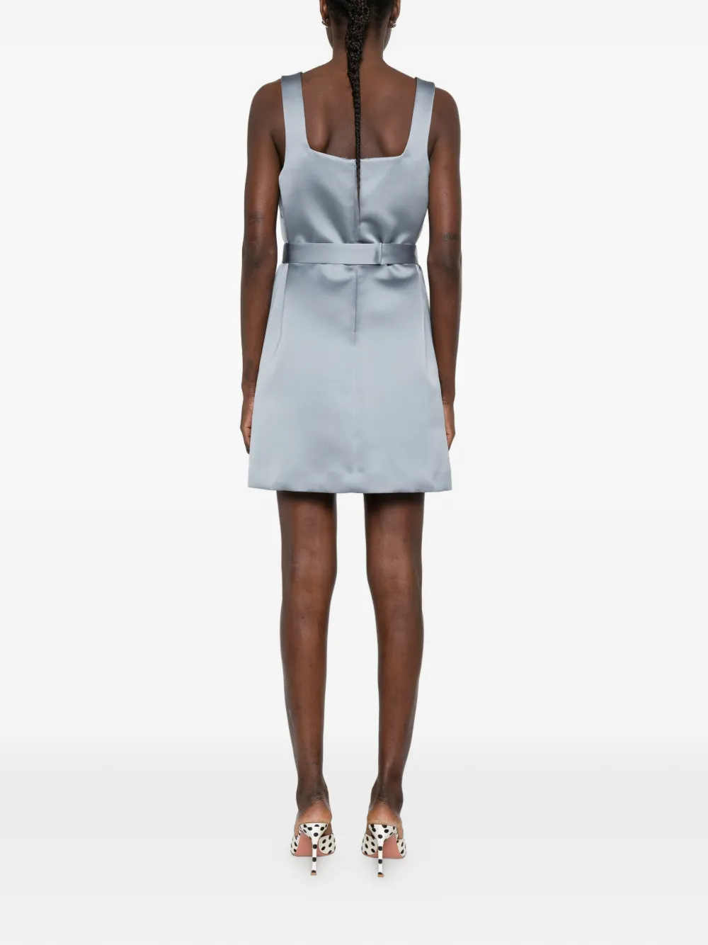 P.A.R.O.S.H. Jurk met strikdetail Blauw