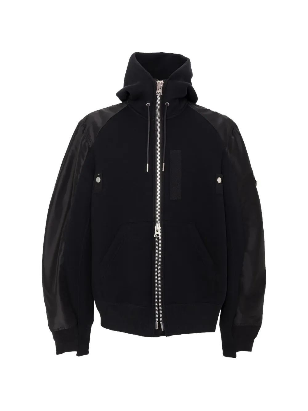 sacai Sponge hoodie - Nero