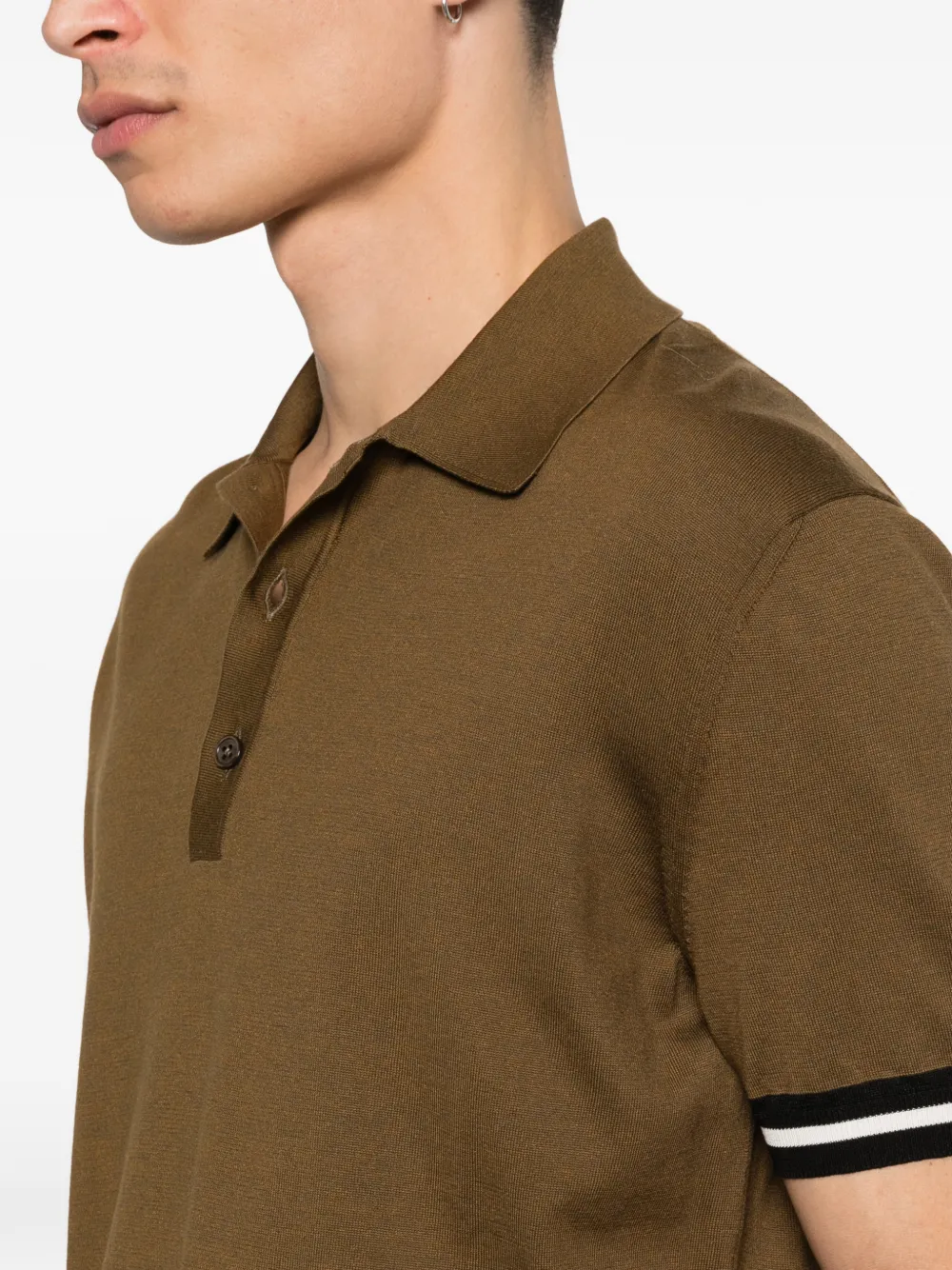TOM FORD Poloshirt met korte mouwen Groen