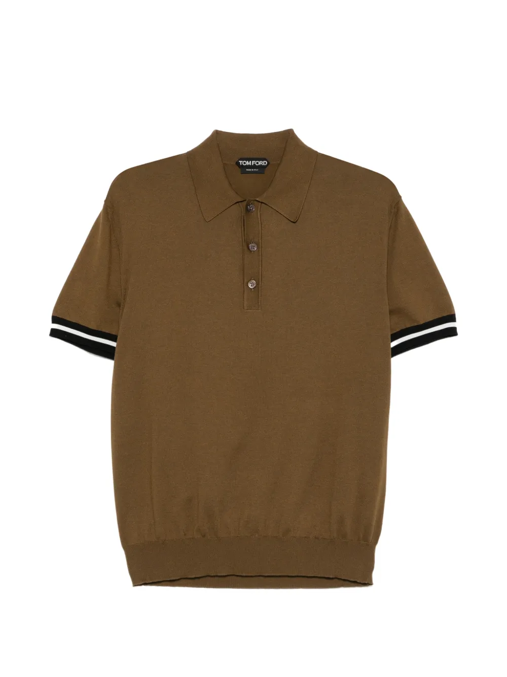 TOM FORD short-sleeve polo shirt - Grün