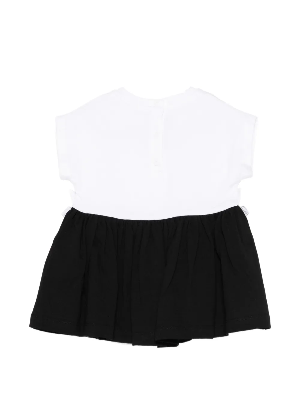  Balmain Kids Ruffled Dress - White 