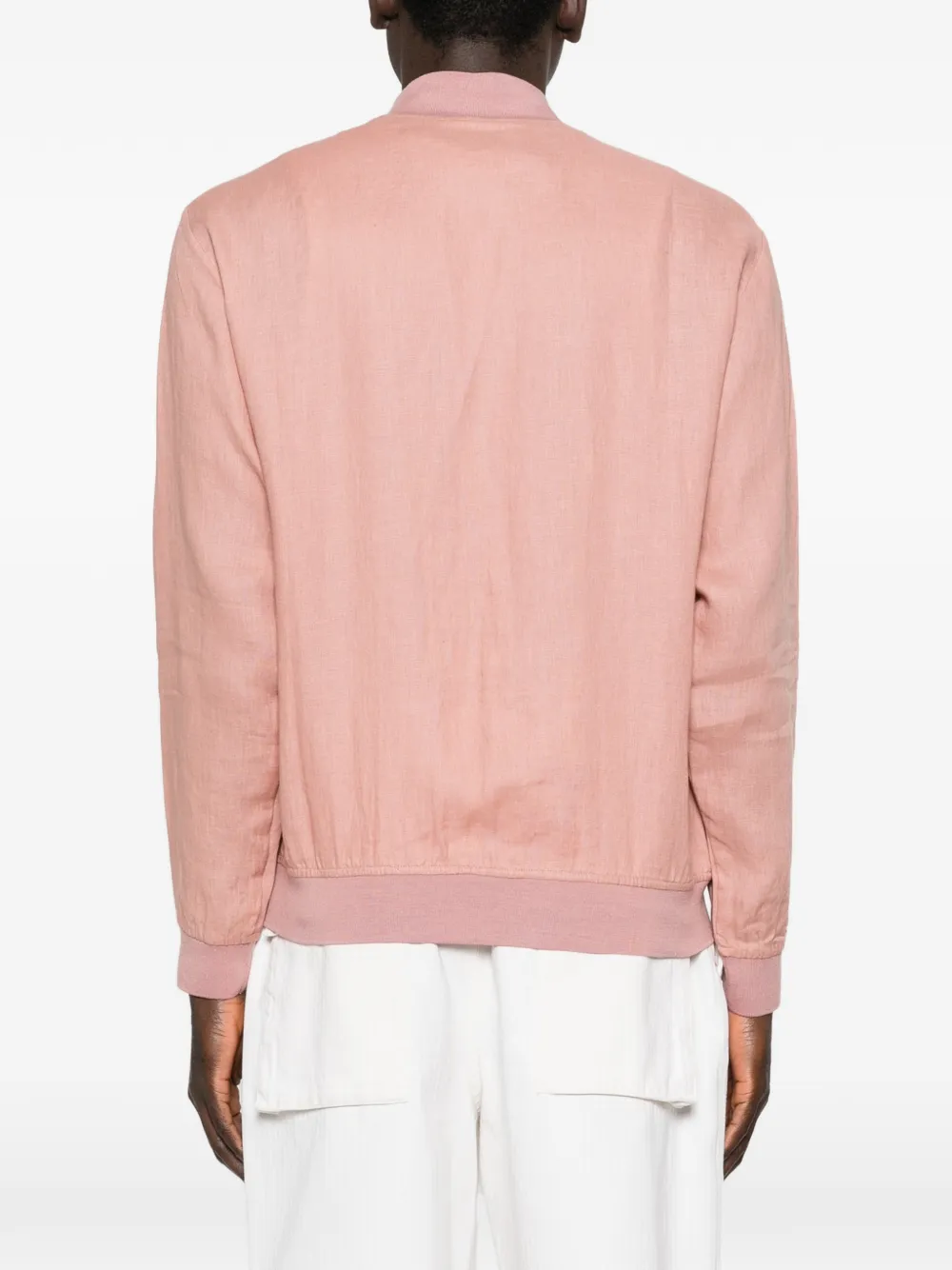 Kiton Bomberjack met rits Roze