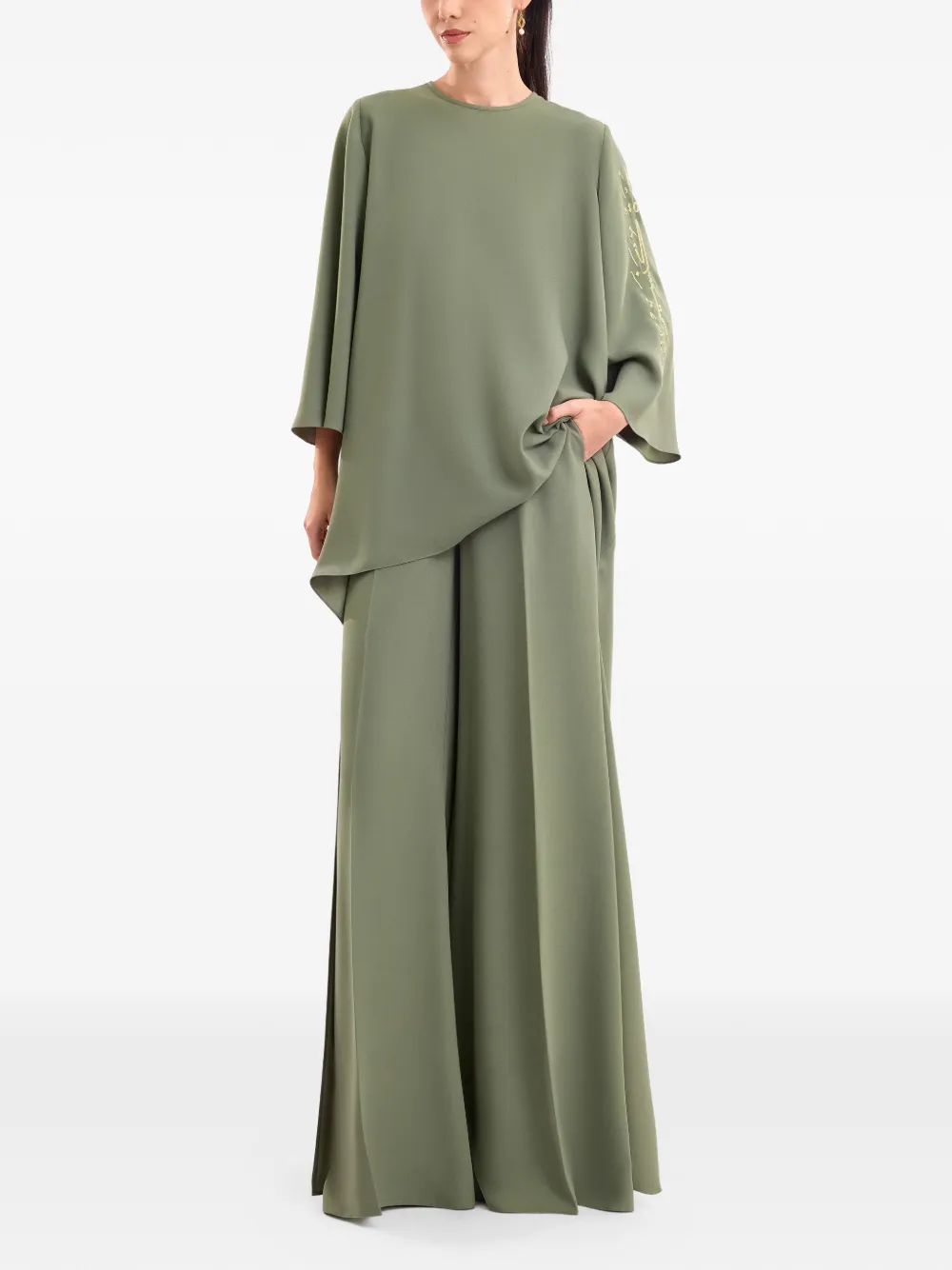 Gemy Maalouf Blusa con stampa - Verde