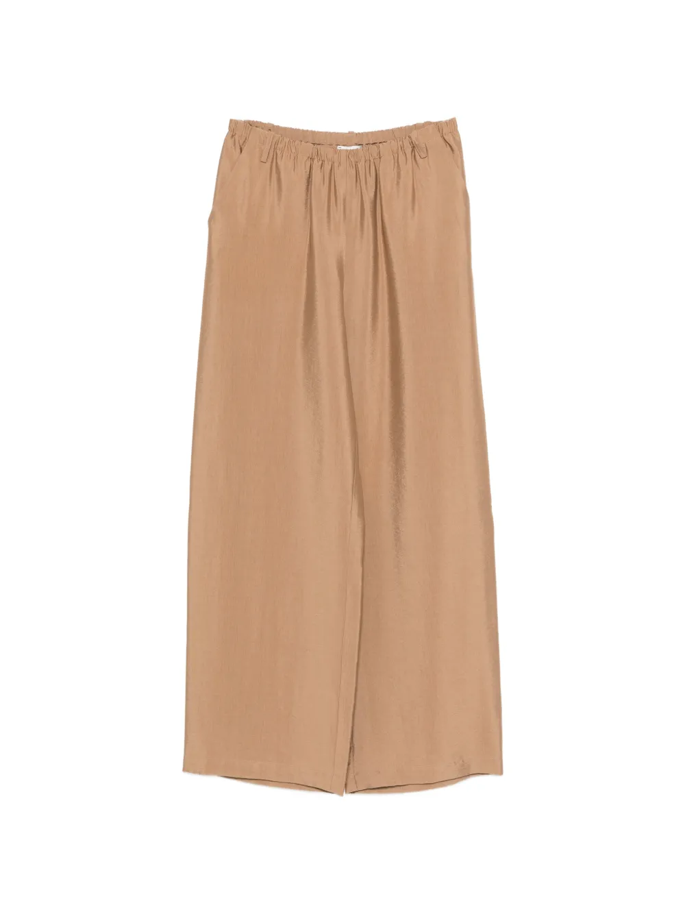 Alysi elasticated palazzo pants - Marrone
