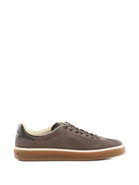 Loro Piana Walk suede lace-ip sneakers