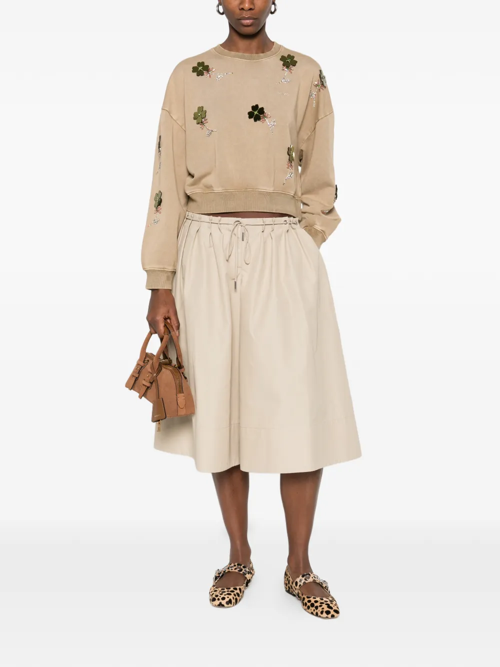  Pinko Embellished Sweater - Neutrals 