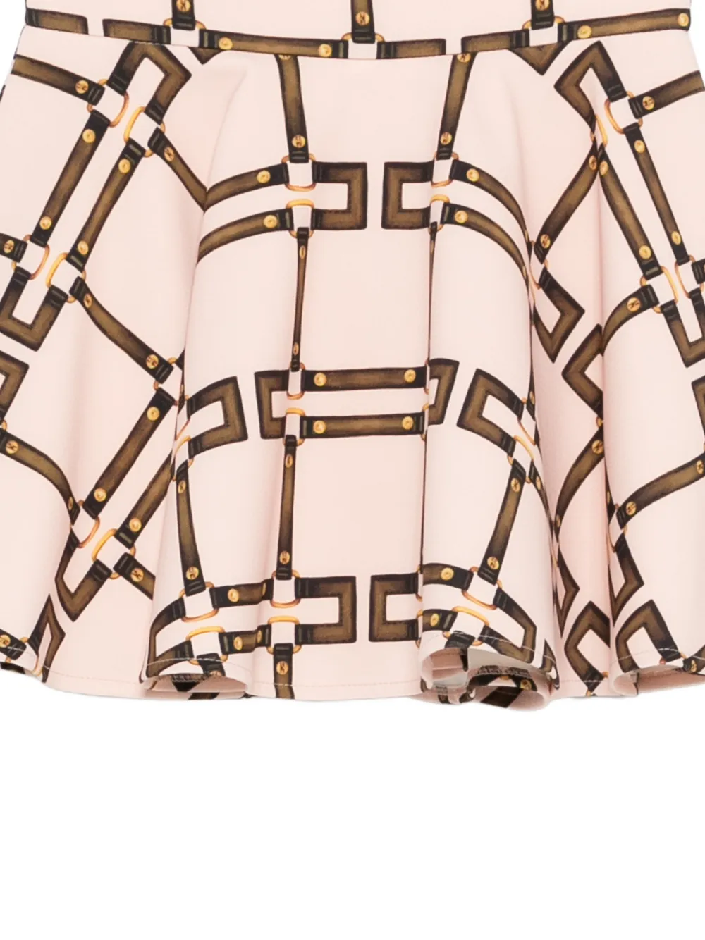  Elisabetta Franchi La Mia Bambina Logo-pattern Skirt - Pink 