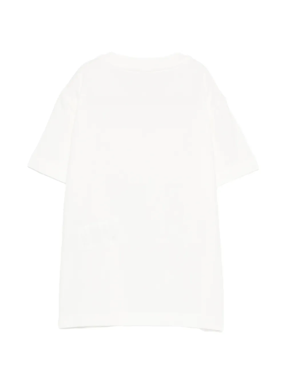 Elisabetta Franchi La Mia Bambina T-shirt met geborduurd logo Wit