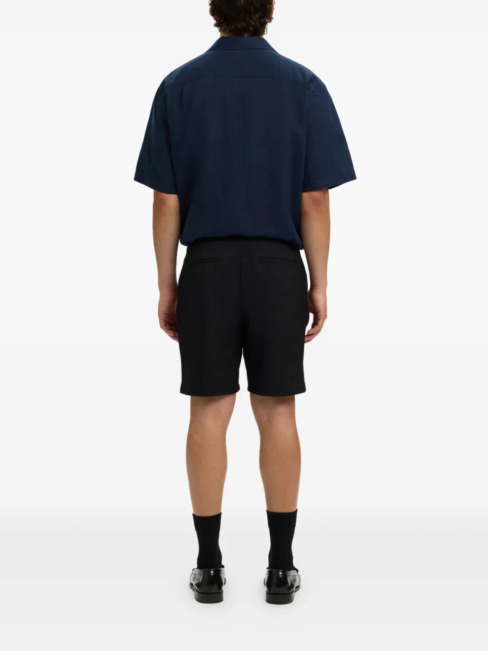  Selected Buttoned Shorts - Black 