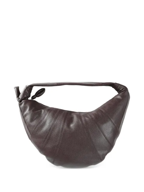 LEMAIRE bolsa Fortune Croissant de piel
