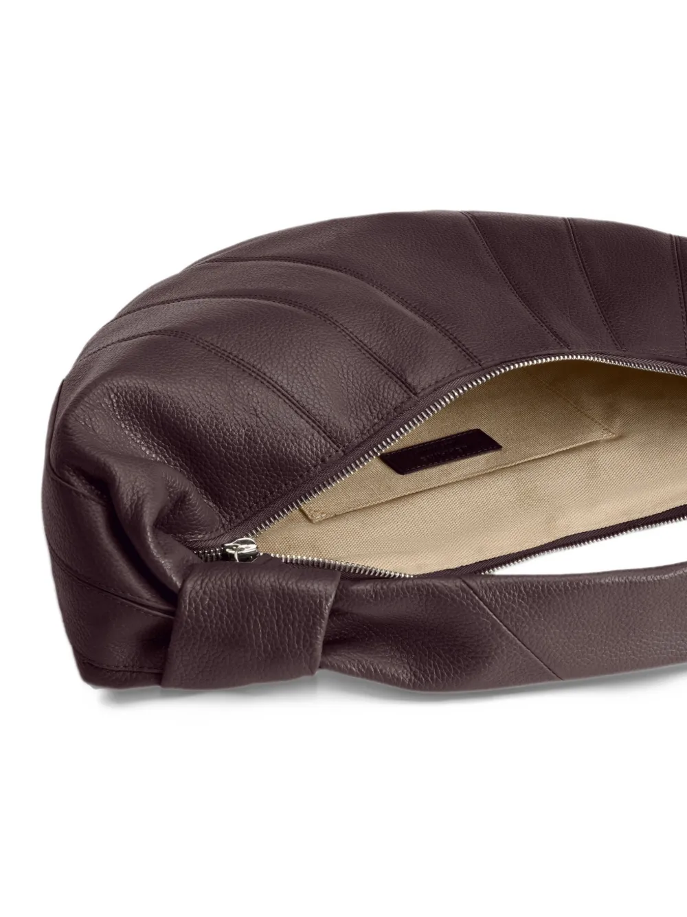 LEMAIRE Fortune Croissant leren tas Bruin