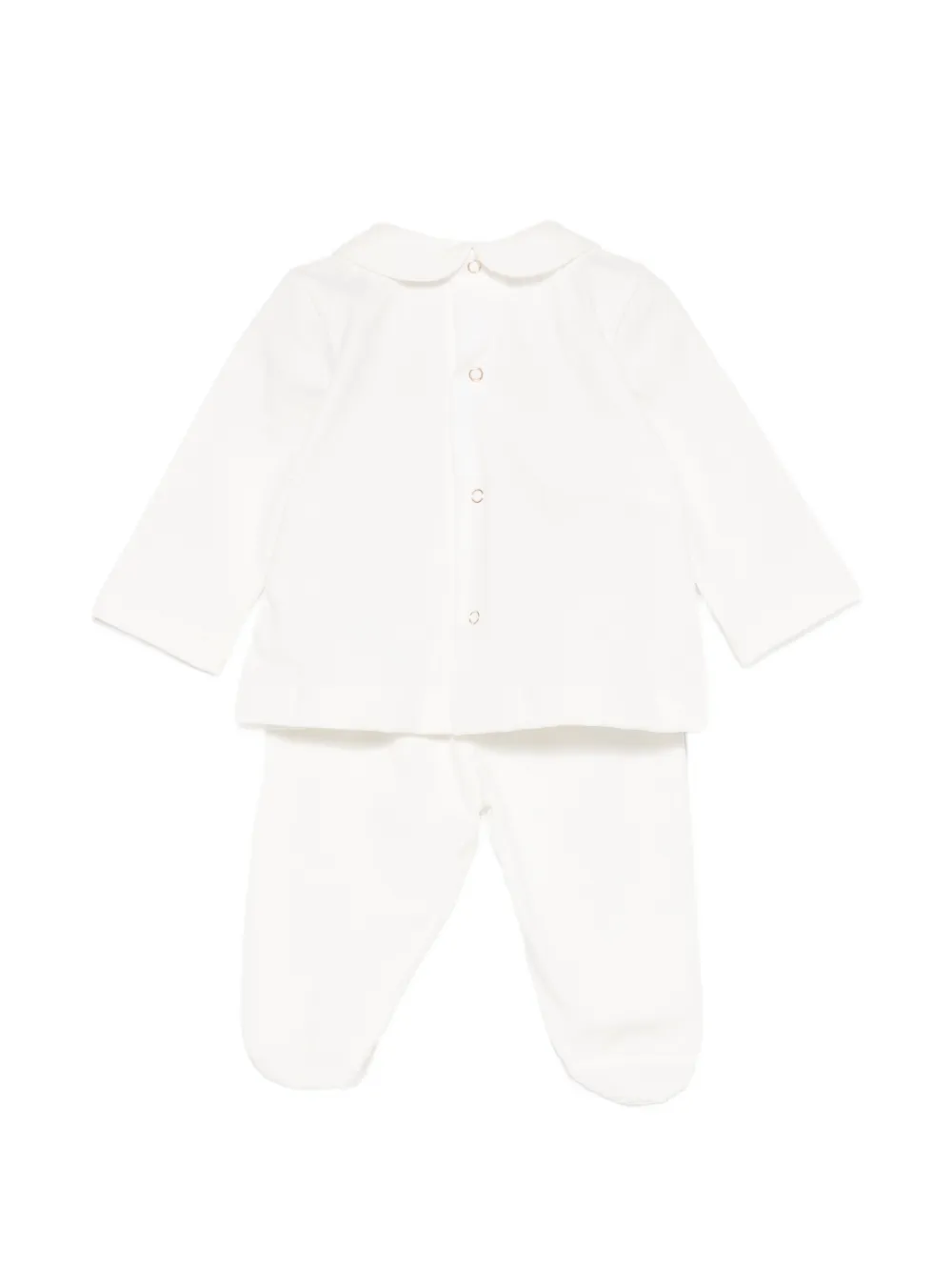  Elisabetta Franchi La Mia Bambina Collared Set - White 