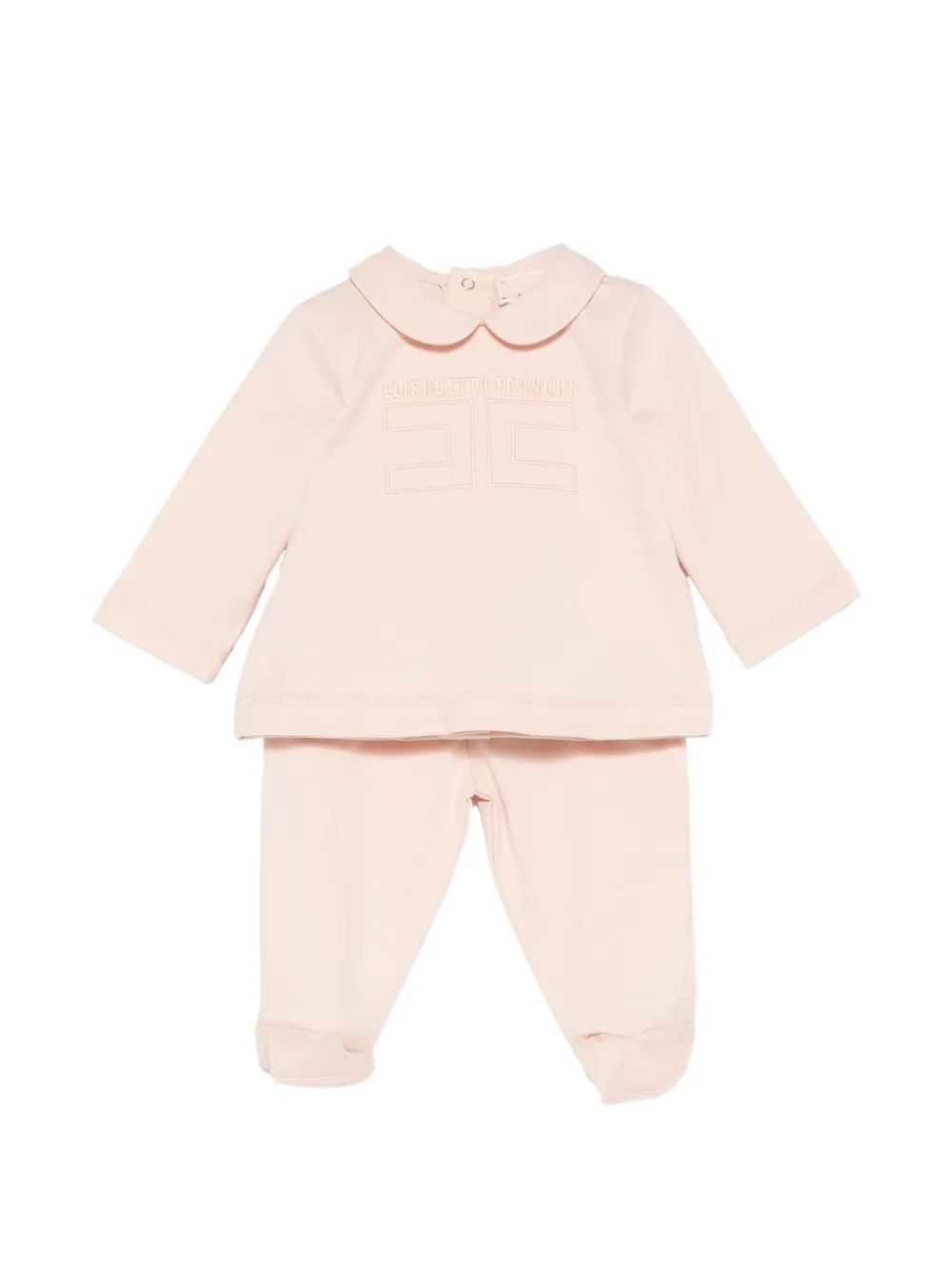 Elisabetta Franchi La Mia Bambina elasticated-waist tracksuit set - Rosa