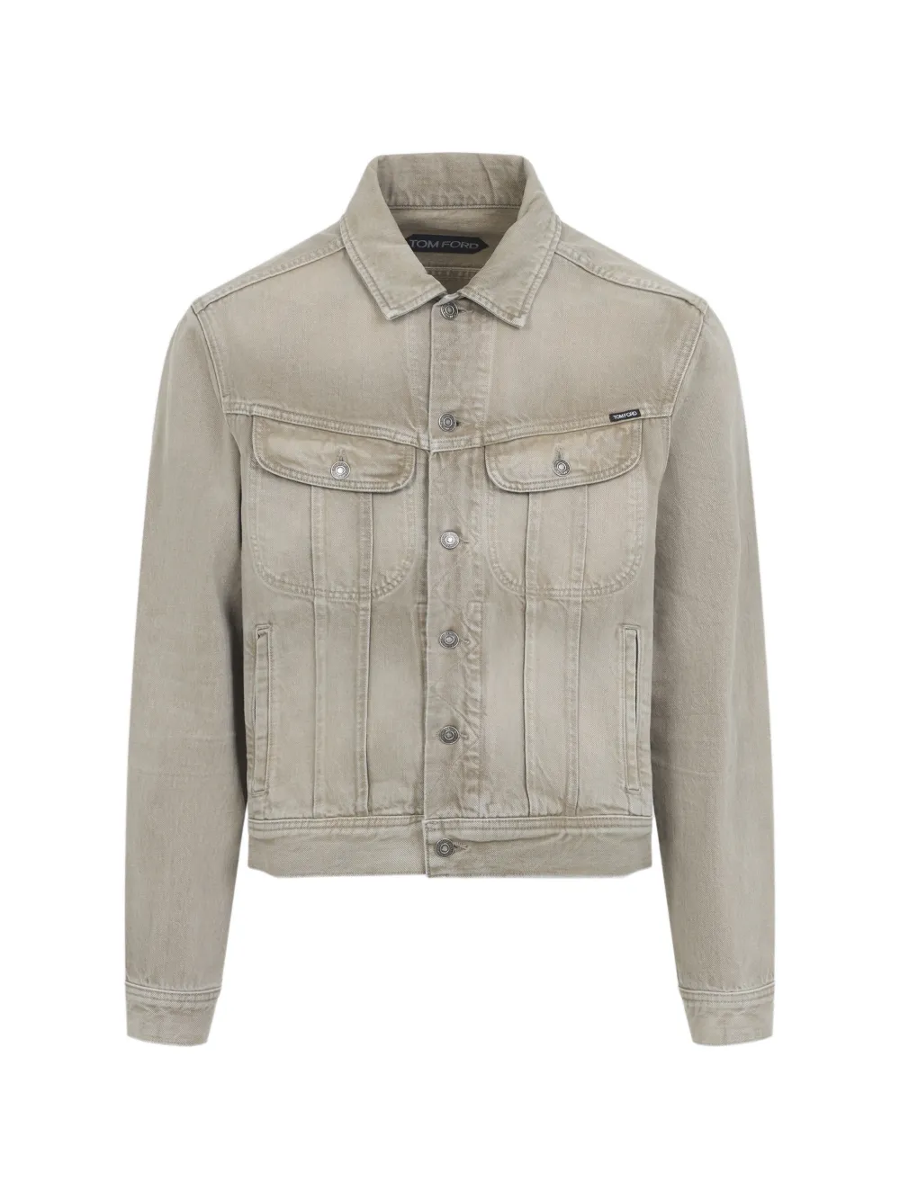 TOM FORD pocket denim jacket - Grigio