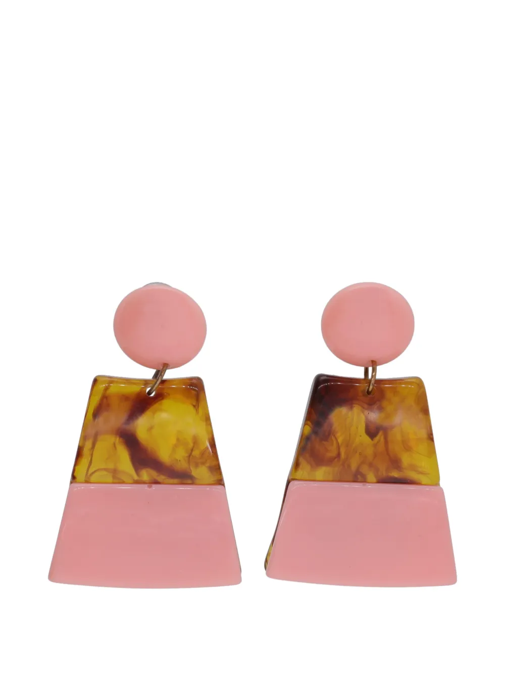 ROMEO GIGLI geometrical earrings - Rosa