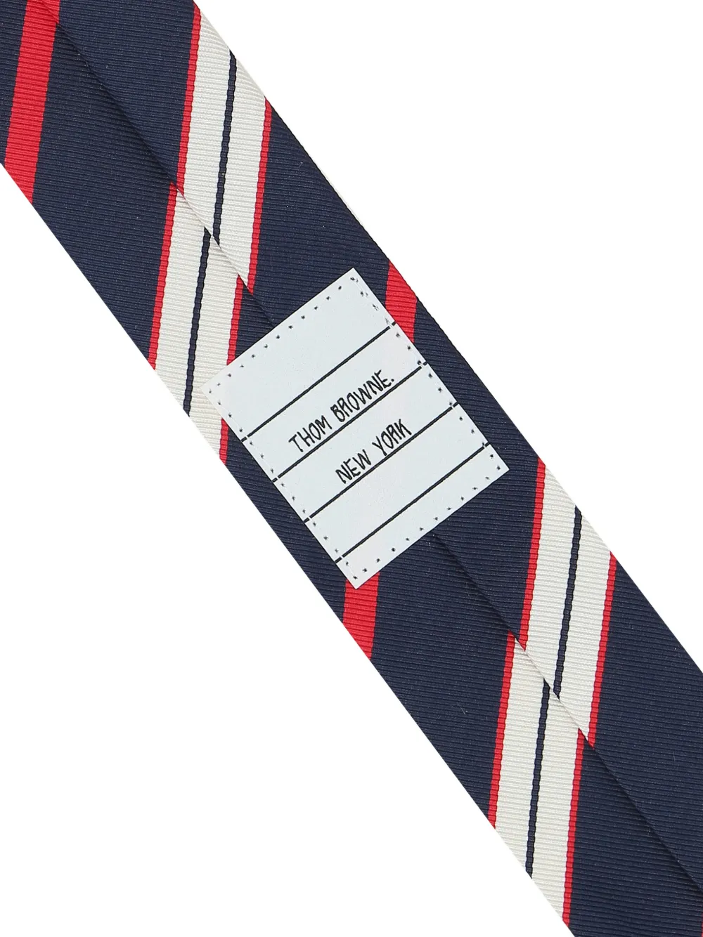  Thom Browne Striped Tie - Blue 