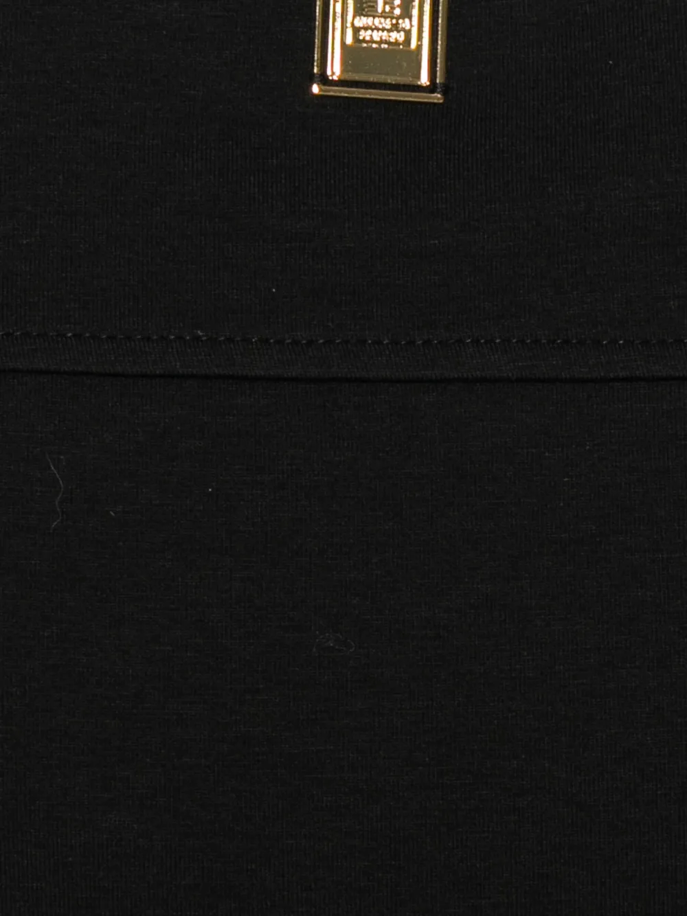 Elisabetta Franchi T-shirt met knoopdetail Zwart