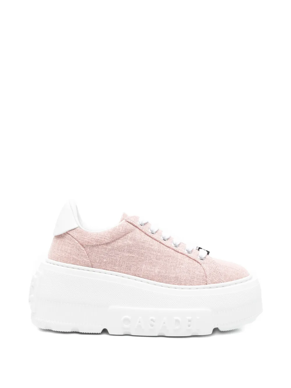 Casadei Nexus platform embellished sneakers Roze