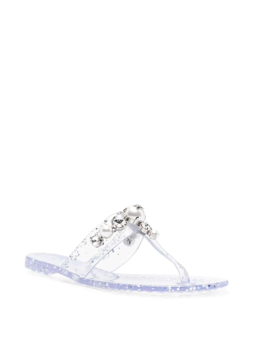  Casadei Embellished Sandals - White 